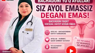 1 июня 2026 г. Bachadoni yoʻq ayolar, siz ayol emassiz degani emas!!!