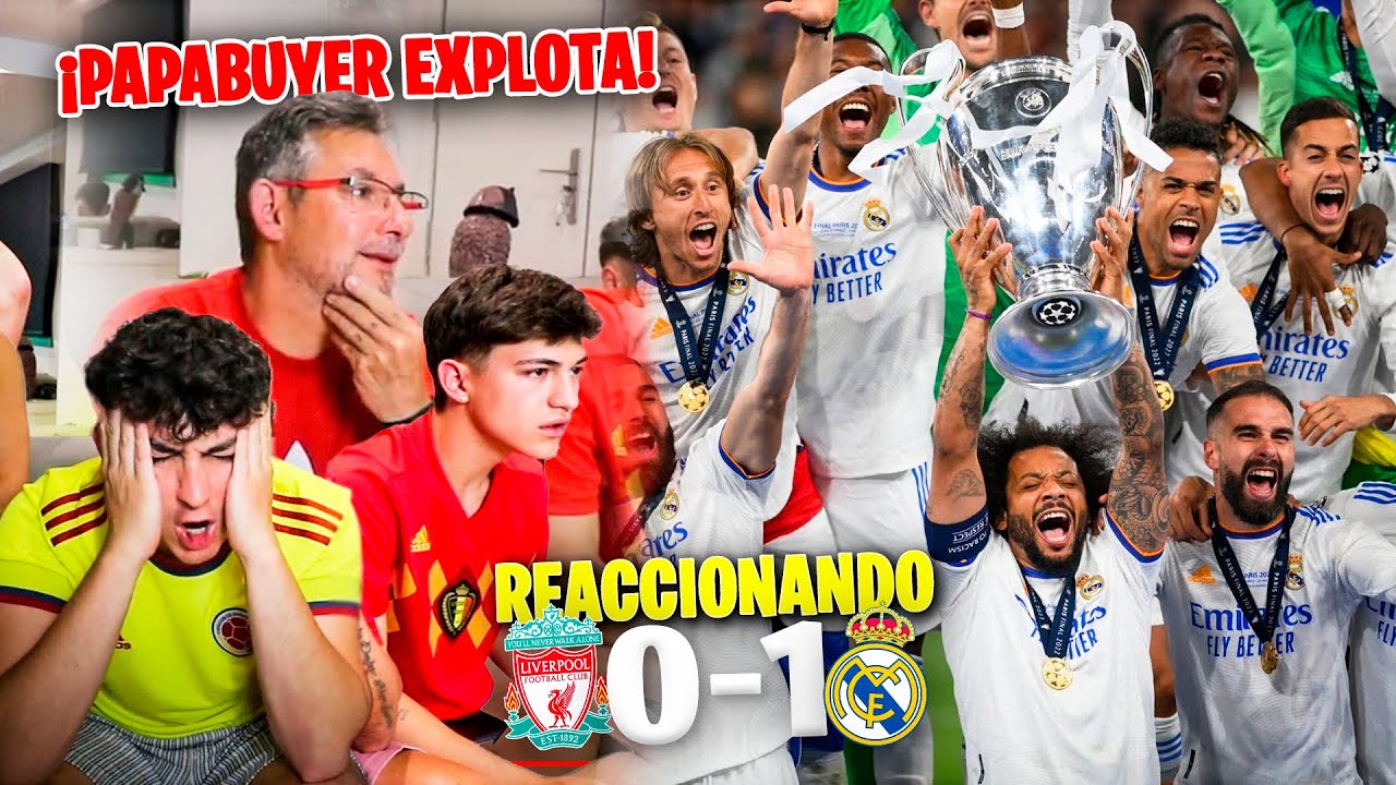HINCHAS del BARÇA REACCIONAN al LIVERPOOL 0-1 REAL MADRID *PAPABUYER EXPLOTA*
