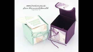 1.5 inch (4.5cm) Fold Over Box Tutorial