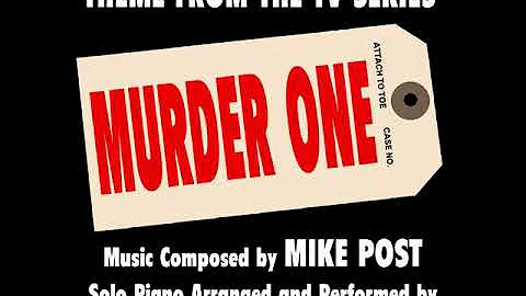 Murder One: (Theme from the TV Series for Solo Piano)