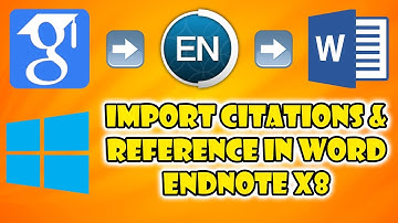 [WIN] How To: Import citation to EndNote and use in Word