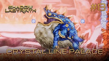 Shadow Labyrinth walkthrough #8 - Crystal line palace - Double jump skill - All collectibles 1st tim