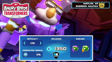 Angry Birds Transformers - Spark Run Series - Level 126 - Featuring Energon Nautica