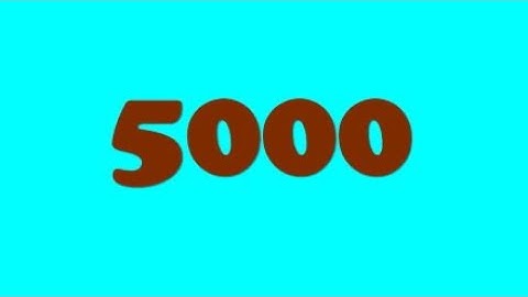 Challenge Countdown From 5000