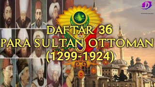 36 Osmanlı Padişahının Nişanı Ve Unvanları Baştan Sona