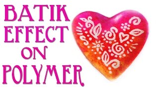 How To Make Simple Batik Effects on Polymer Clay How To Make Simple Batik Effects on Polymer Clay