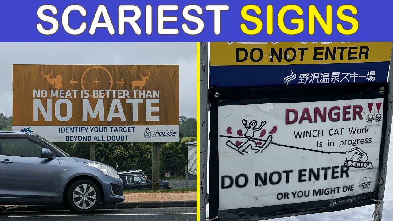 People Share The Scariest Signs They’ve Ever Seen (New Pics) | Happy ...