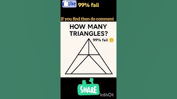 How many triangles are there in the given figure || #shorts #short #viralshorts #viral