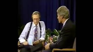 Larry King off air telling Bill Clinton that Ted Turner would "serve you"