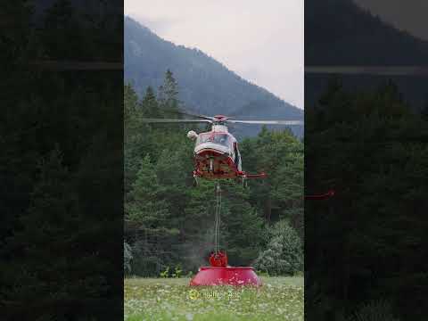 Video Leonardo AW139 (VF-172) impegnato nelle operazioni di spegnimento dellincendio in località Contra