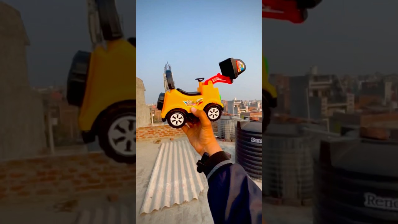 Excavator Crane Push Car Toy Unboxing – The Ultimate Mini Construction Reveal!