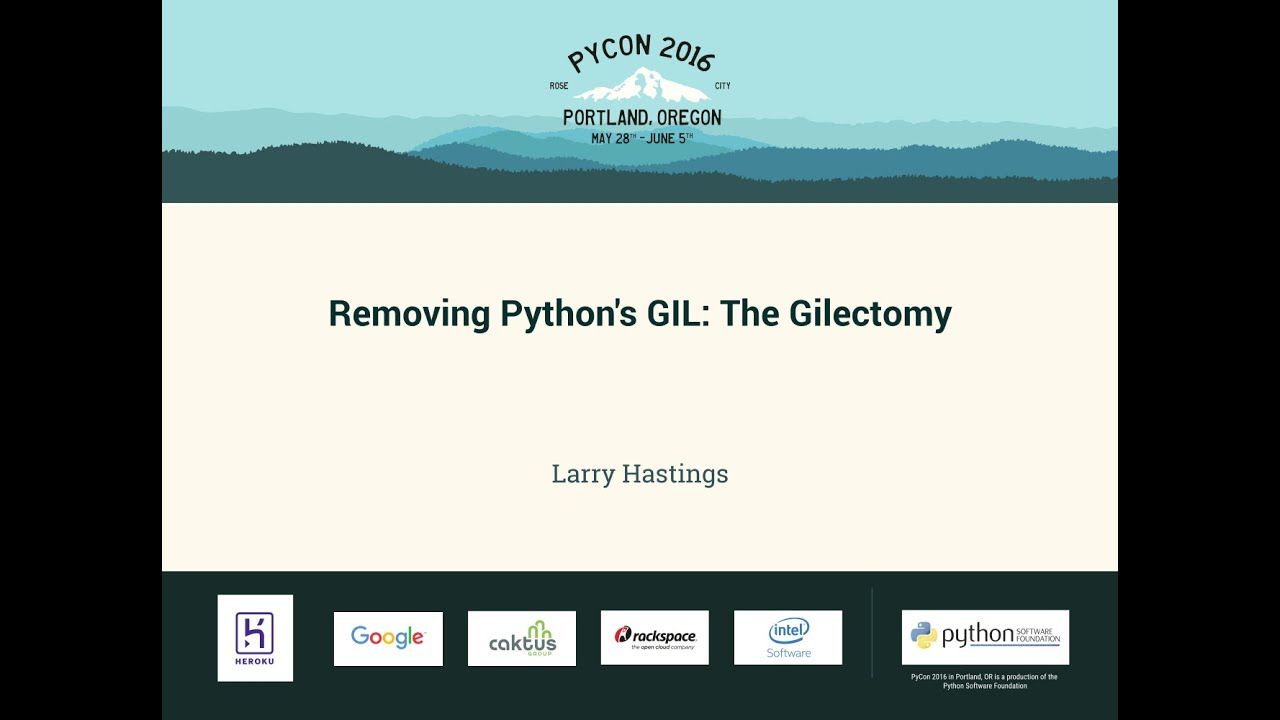 Image from Removing Python's GIL: The Gilectomy