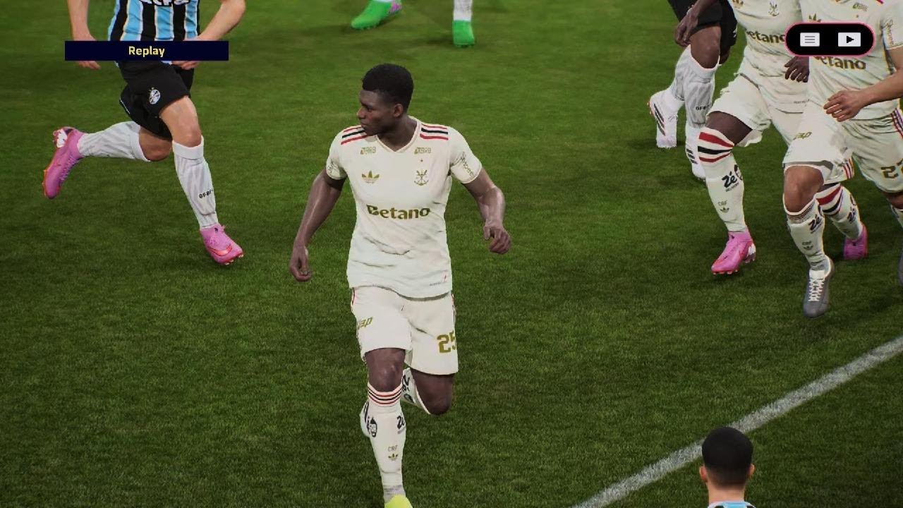 eFootball 2026 CR Flamengo vs Grêmio FBAPA PS5 gameplay 4k