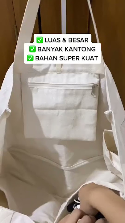 Tas Belanja Estetik #RacunShopee