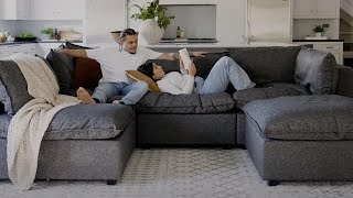 Discover the Kova Cloud Sofa - 100% Vegan & Hypoallergenic | Albany Park