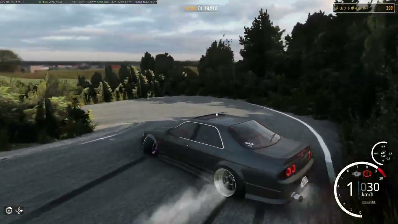 carx drift racing online エビスサーキット 峠コース スカイラインR33セダン