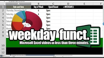WEEKDAY FUNCTION EXCEL | RETURNS THE DAY OF THE WEEK CORRESPONDING TO A DATE | Practical Excel
