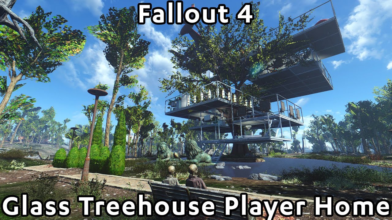 Fallout 4 - 3 UNIQUE PLAYER HOMES MODS - Tree House, Manor and Aquarium  (XBOX/PS4/PC) 