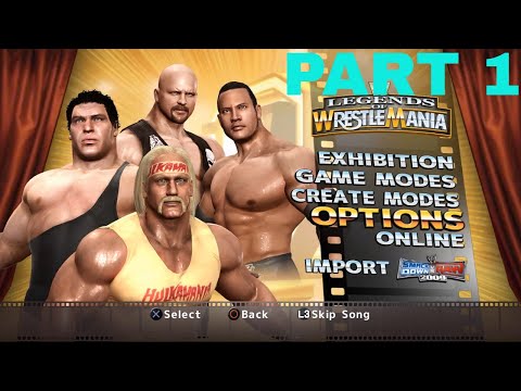 WWE Legends Of WrestleMania Tour Mode Relive Part 1 Hulk Hogan Vs King Kong Bundy Gameplay 