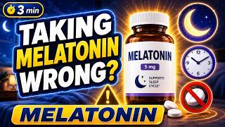You're Probably Taking Melatonin Wrong
