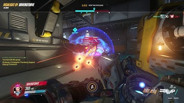 Overwatch: Zarya quintuple kill assist