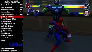 Spider-Man 2000 Dreamcast No Skips Speedrun 34:54