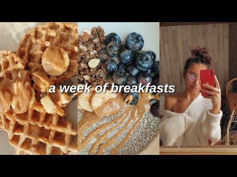 what i eat in a week breakfast edition- healthy, realistic and easy meals