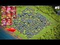 Who Can Survive This Difficult Trap on COC? All Super Troops VS Trap Base | Trap vs Troops | #9