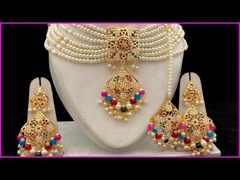 1 Gram Gold Fancy Jewellery With Price || Full Set Buy Online