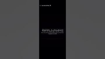 سورة البقرة الايات من 284 إلى 286#راحة_نفسية