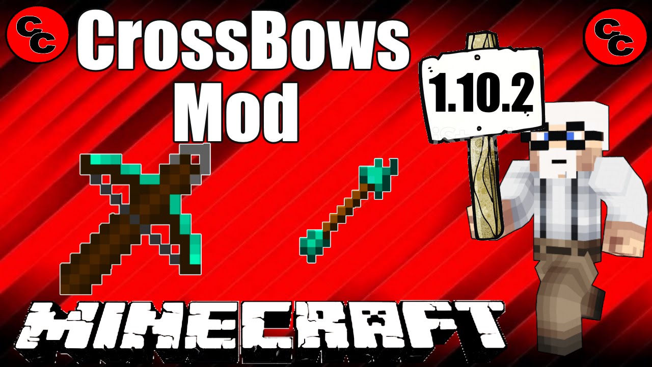 Minecraft Mods Crossbows Mod 1 10 2 Youtube