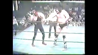 Masked Superstar vs Blackjack Mulligan - Mid Atlantic TV Title tournament finals