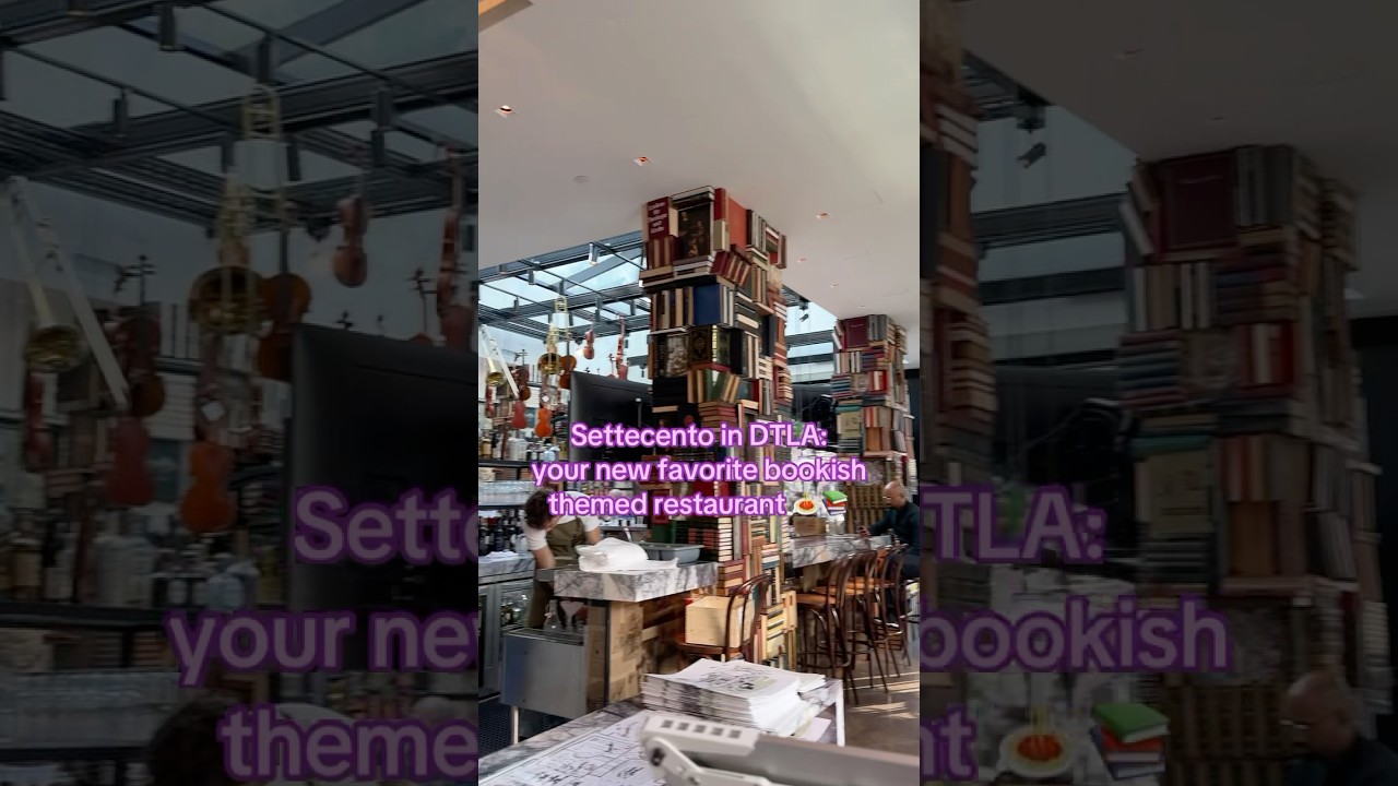 Settecento is a lovely Italian restaurant to enjoy after visiting LA Central Library! 