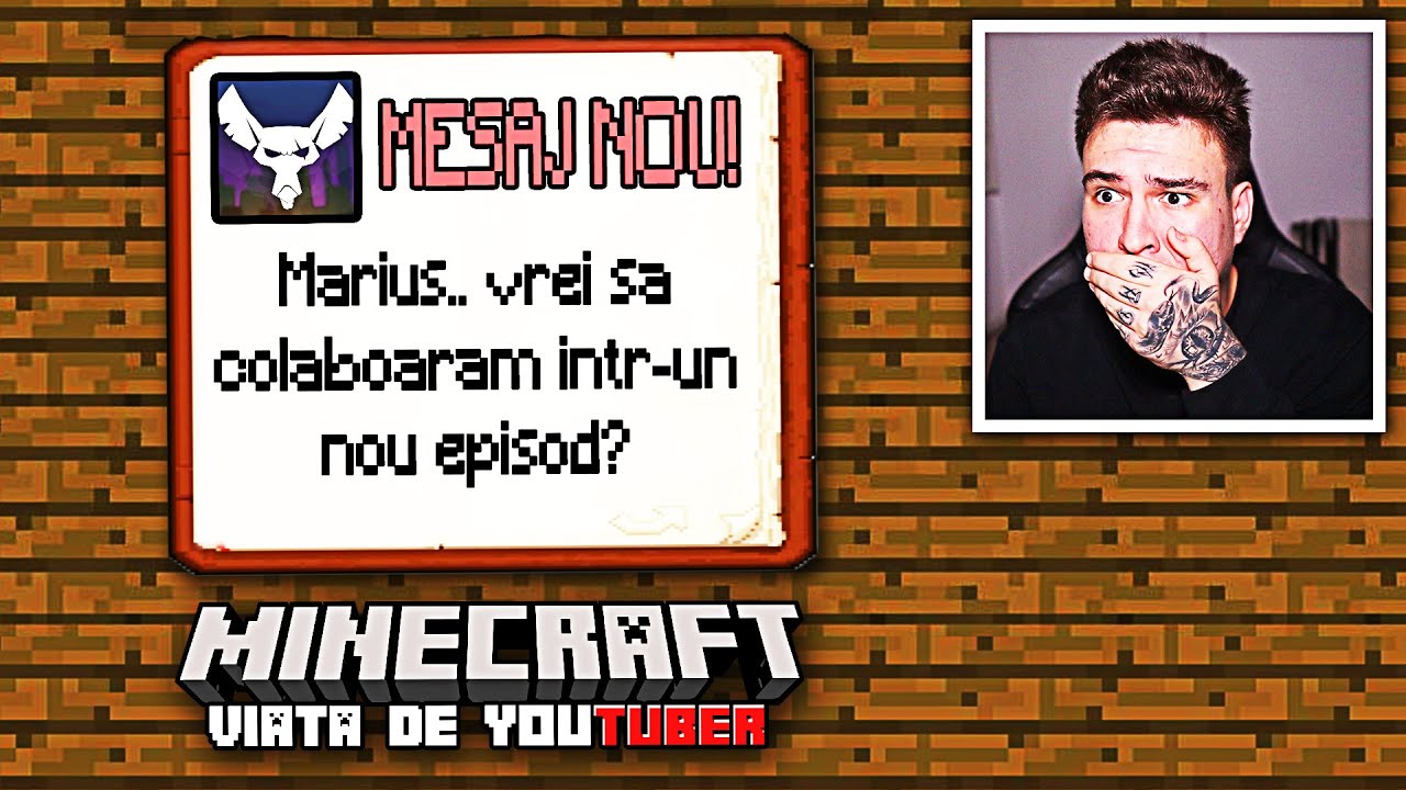 MaxINFINITE mi-a trimis un E-MAIL ! - Minecraft Viața De YouTuber - YouTube