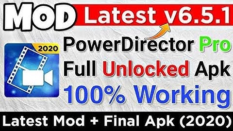 Where to download PowerDirector APK without water mark 2020, power Director Remove water mark 2020