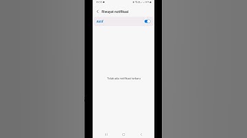 Cara mengaktifkan riwayat notifikasi di HP Samsung