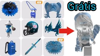 🩵ITENS GRÁTIS AZUIS SUPER FÁCIL NO ROBLOX TOTALMENTE GRÁTIS#VIDEOCURTO#LIKE