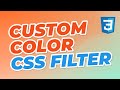 How to Apply Custom Color CSS Filter | Perfect Color Overlay for Logos