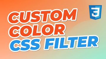 How to Apply Custom Color CSS Filter | Perfect Color Overlay for Logos