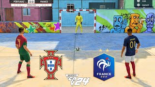 FIFA 24 VOLTA FOOTBALL | RONALDO VS MBAPPE | PORTUGAL VS FRANCE | PENALTY SHOOTOUT - PS5 GAMEPLAY