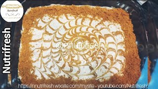 Lotus pudding cake I Recipe by Nutrifresh I :D