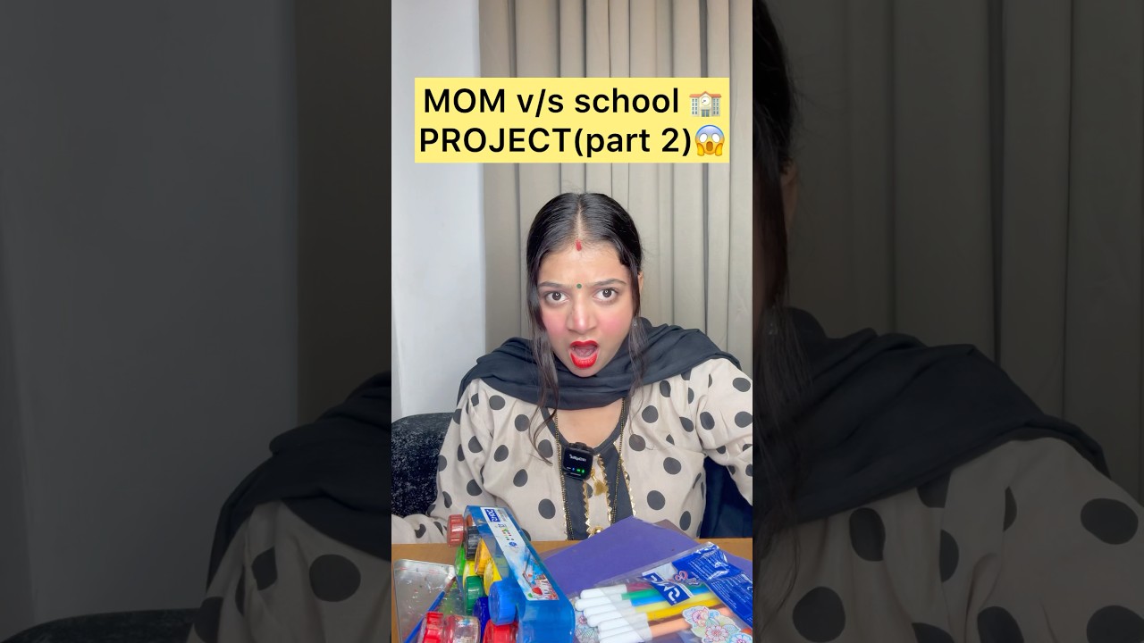 Frustrated mom by school project #frustration #entertainment #ytshorts #ytshortsindia #youtubeshorts