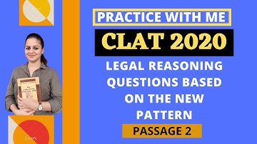 CLAT 2020 | CLAT New Pattern Legal Reasoning