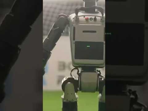 Booster T1 platform demo (Water raced T1-class robots in 2026 Large)