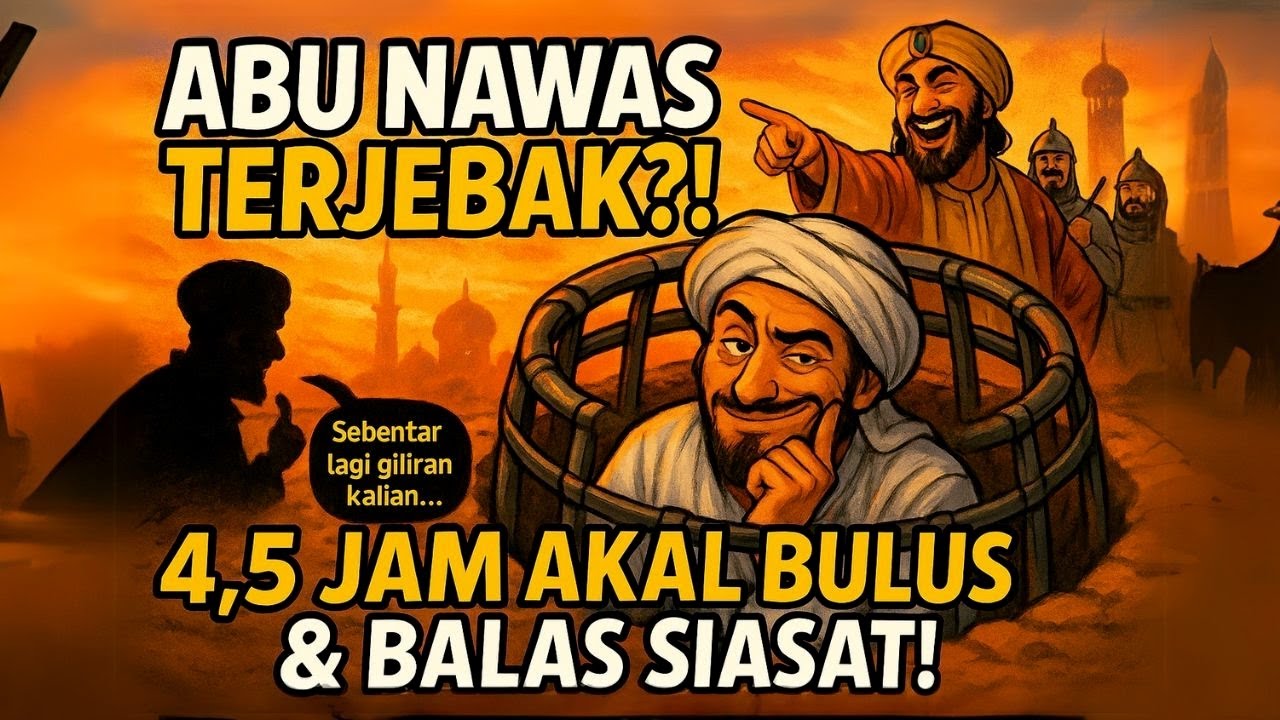 ABU NAWAS TERJEBAK! 4,5 JAM KISAH PENUH AKAL, TAWA, DAN BALAS SIASAT | Dongeng Cerdas Malam Ini