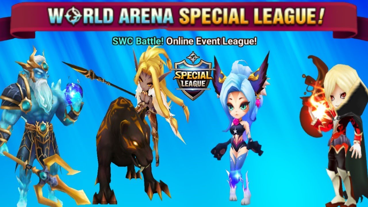 TESTING 1,2,3,4 ~ WORLD ARENA SPECIAL LEAGUE (SUMMONERS WAR)