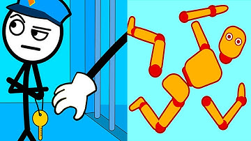 Thief Puzzle vs Ragdoll Break ⭐🟦🟩⭐️ Hard Levels Challenge Walkthrough Gameplay Ep296