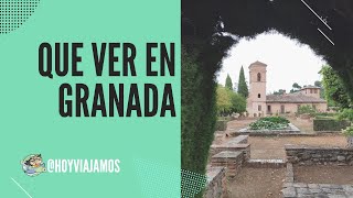 Que ver en Granada en dos días