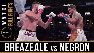Breazeale Vs Negron FULL FIGHT: December 22, 2018 — PBC On FOX Breazeale Vs Negron FULL FIGHT: December 22, 2018 — PBC On FOX