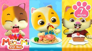 Full Quy tắc trên bàn ăn của nhà Mèo Con | Nhạc thiếu nhi vui nhộn | MeowMi Gia đình những chú mèo Update